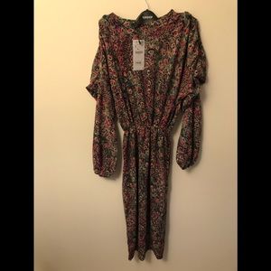 Zara Long Sleeves Long Dress blogger favorite